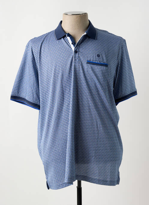 Polo bleu FELLOWS UNITED pour homme