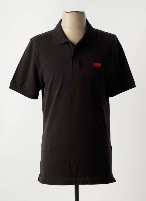 Polo noir LEVIS pour homme