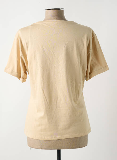 T-shirt beige EVA KAYAN pour femme