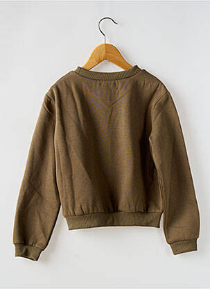 Sweat-shirt manches longues manches longues vert MOLLY BRACKEN fille