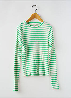 T-shirt coupe droite manches longues vert GARCIA fille
