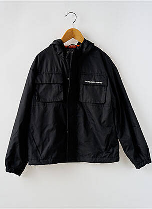 Coupe-vent a capuche noir MAYORAL enfant