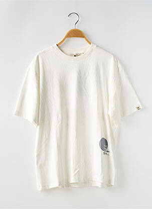 T-shirt coupe droite manches courtes blanc GARCIA garcon