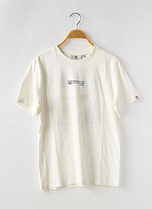 T-shirt coupe droite manches courtes blanc GARCIA garcon