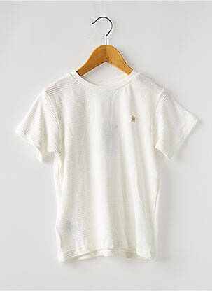 T-shirt coupe droite manches courtes blanc MAYORAL garçon