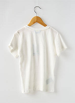 T-shirt coupe droite manches courtes blanc MAYORAL garçon