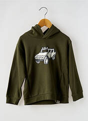 Sweat-shirt à capuche vert MAYORAL pour garçon seconde vue