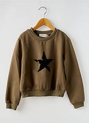 Sweat-shirt vert MOLLY BRACKEN pour fille seconde vue