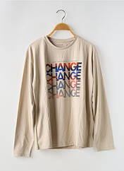 T-shirt beige NUKUTAVAKE pour garçon seconde vue