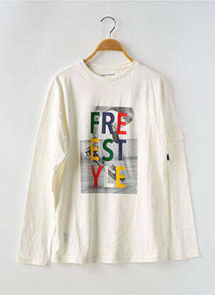 T-shirt blanc NUKUTAVAKE pour garçon