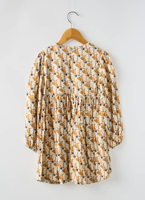 Robe mi-longue beige MAYORAL pour fille