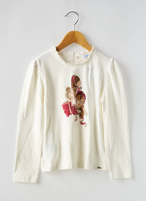 Top blanc MAYORAL pour fille