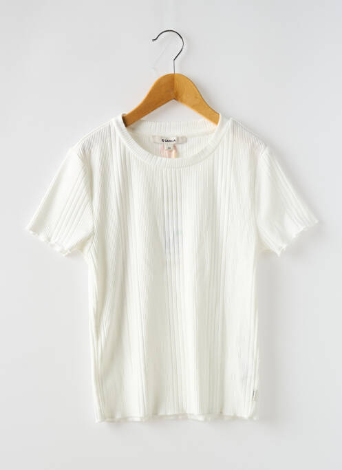 T-shirt blanc GARCIA pour fille