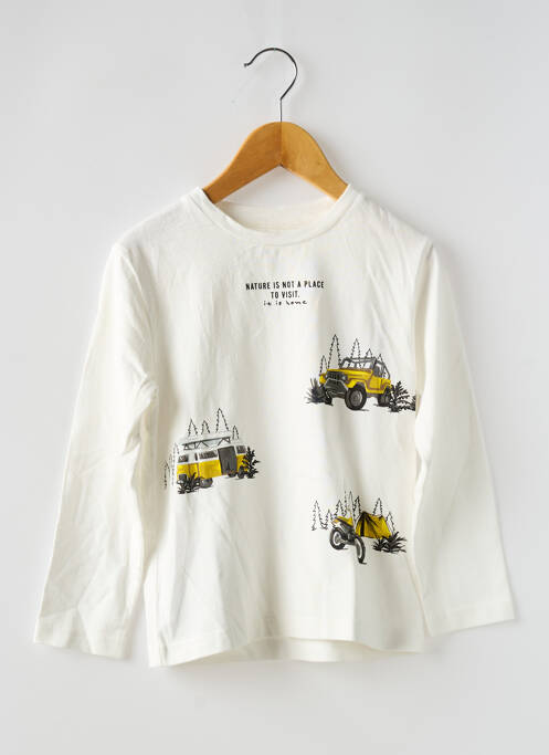 T-shirt blanc MAYORAL pour garçon