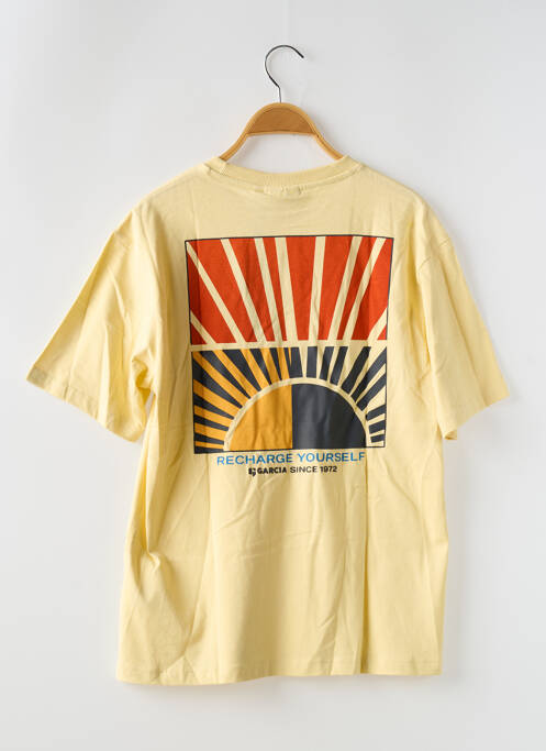 T-shirt jaune GARCIA pour garçon