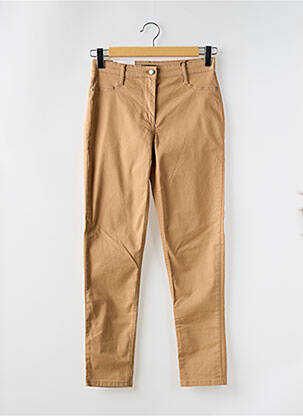 Jeans coupe slim stretch taille normale marron BETTY BARCLAY femme