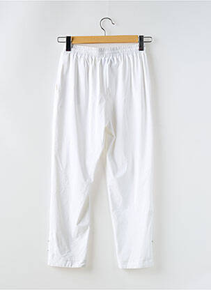 Pantalon droit stretch taille normale blanc PAUSE CAFE femme