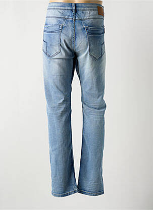 Jeans coupe droite stretch taille normale bleu TIMEZONE homme