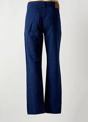 Pantalon droit taille normale taille normale bleu MCS homme