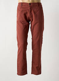 Pantalon chino stretch taille normale rouge SERGE BLANCO homme