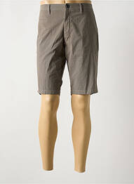 Bermuda stretch taille normale marron FELLOWS UNITED homme