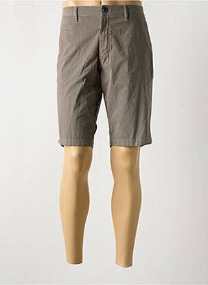Bermuda stretch taille normale marron FELLOWS UNITED homme