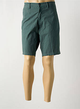 Bermuda stretch taille normale vert FELLOWS UNITED homme