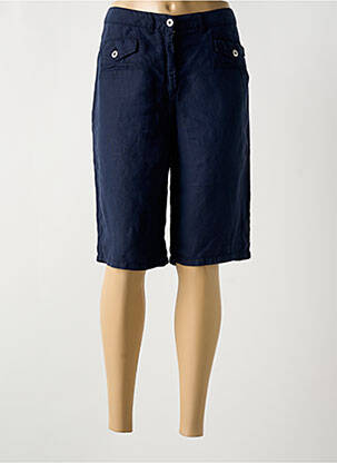 Bermuda coupe droite taille normale bleu VOODOO homme