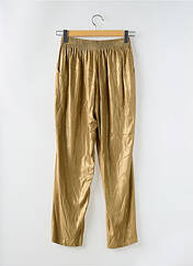 Pantalon droit or EVA KAYAN pour femme seconde vue
