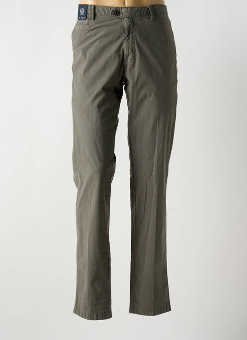 Pantalon chino stretch taille normale vert TRAFFIC homme