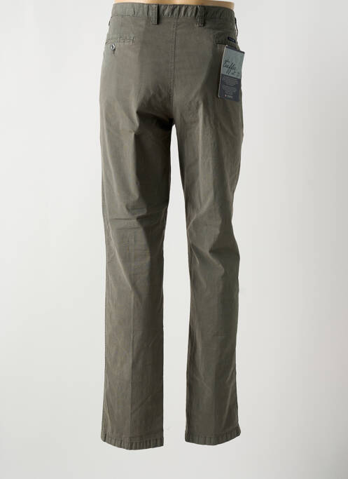Pantalon chino stretch taille normale vert TRAFFIC homme