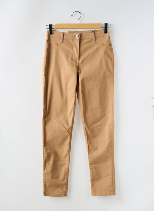 Jeans coupe slim marron BETTY BARCLAY pour femme