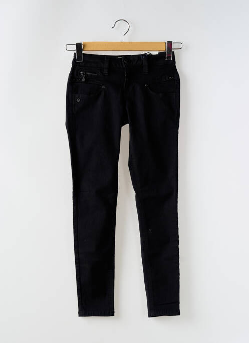 Jeans coupe slim noir FREEMAN T.PORTER pour femme