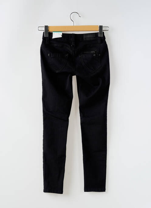 Jeans coupe slim noir FREEMAN T.PORTER pour femme