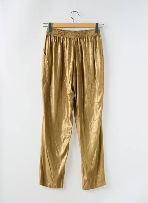 Pantalon droit or EVA KAYAN pour femme