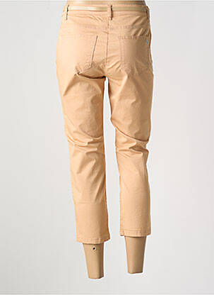 Pantalon 7/8 fermeture zippée sous rabat boutonné beige BETTY BARCLAY femme