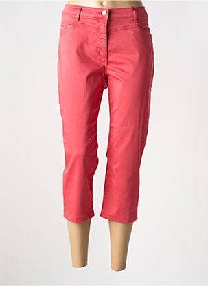 Pantacourt stretch taille normale rouge BETTY BARCLAY femme