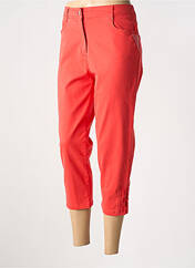 Pantacourt orange PAUSE CAFE pour femme seconde vue