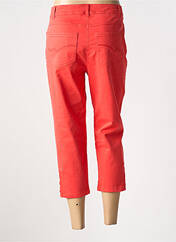 Pantacourt orange PAUSE CAFE pour femme seconde vue