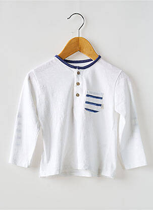 T-shirt manches longues manches longues blanc MAYORAL garçon