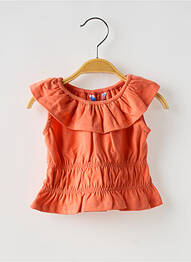 Top sans manche sans manche orange MAYORAL fille