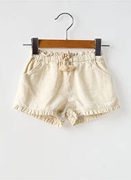 Short poches taille ajustable beige MAYORAL fille