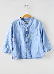 Chemise manches longues bleu MAYORAL pour garçon seconde vue