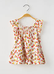 Robe courte blanc MAYORAL pour fille seconde vue