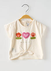 T-shirt beige MAYORAL pour fille seconde vue