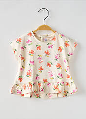 T-shirt beige MAYORAL pour fille seconde vue