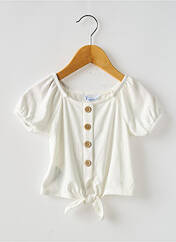 T-shirt blanc MAYORAL pour fille seconde vue