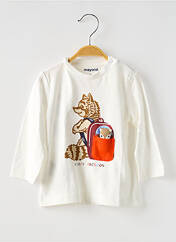 T-shirt blanc MAYORAL pour garçon seconde vue