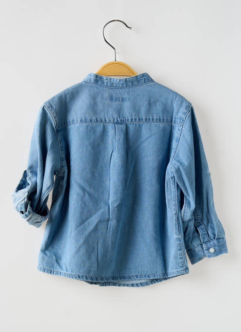 Chemise manches longues bleu MAYORAL pour garçon