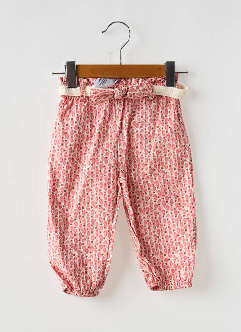 Pantalon droit rose MAYORAL pour fille